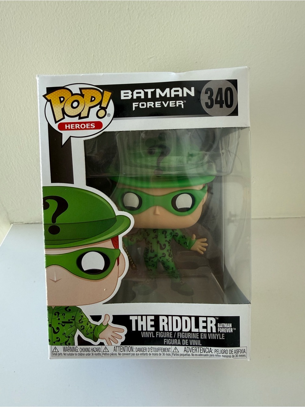 Funko Pop! Heroes Batman Forever The Riddler Green Vinyl Figure #340